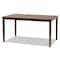 Baxton Studio Zamira Modern and Contemporary Transitional Walnut Brown Finished Wood 7-Piece Dining Set 177-11379-10520-Zoro - alternate 5